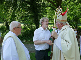 Festgottesdienst zum 1.000 Todestag des Heiligen Heimerads auf dem Hasunger Berg (Foto: Karl-Franz Thiede)